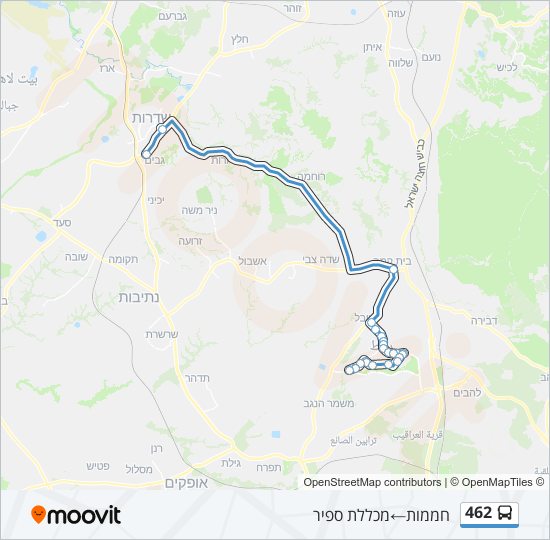 462 Bus Line Map