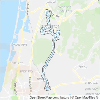 701 Bus Line Map