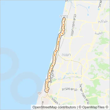 699 Bus Line Map