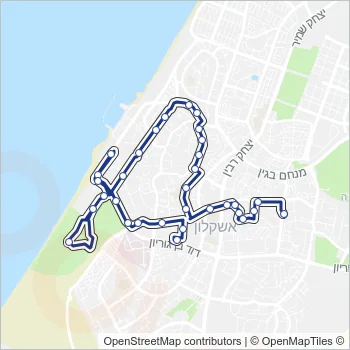 6א Bus Line Map