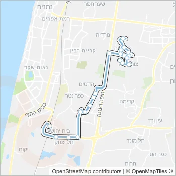 14 Bus Line Map