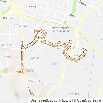 4 Bus Line Map