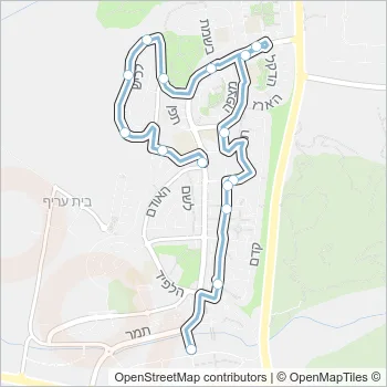 80 Bus Line Map