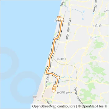 612 Bus Line Map
