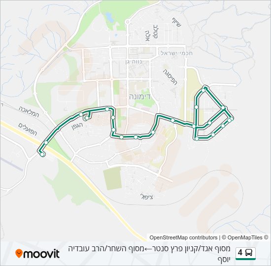 4 Bus Line Map