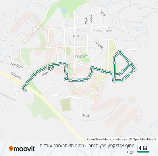 4 Bus Line Map