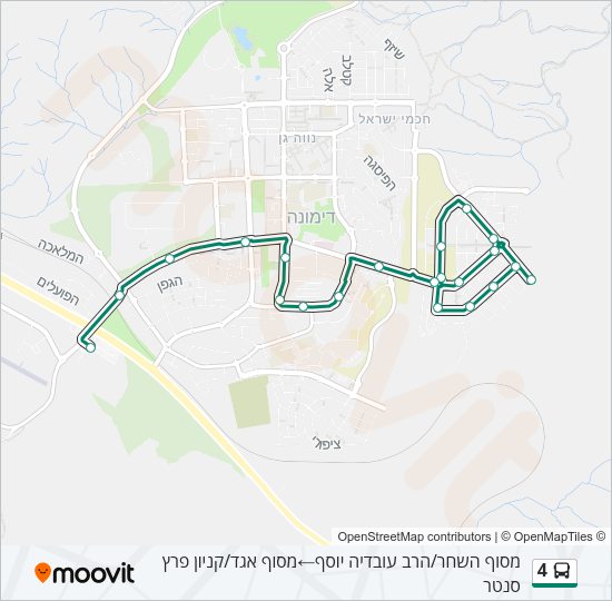4 Bus Line Map