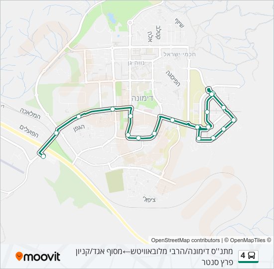 4 bus Line Map