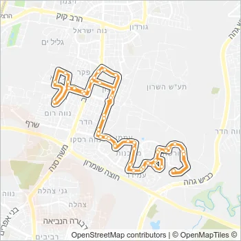 1 Bus Line Map