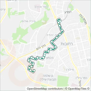 18 Bus Line Map