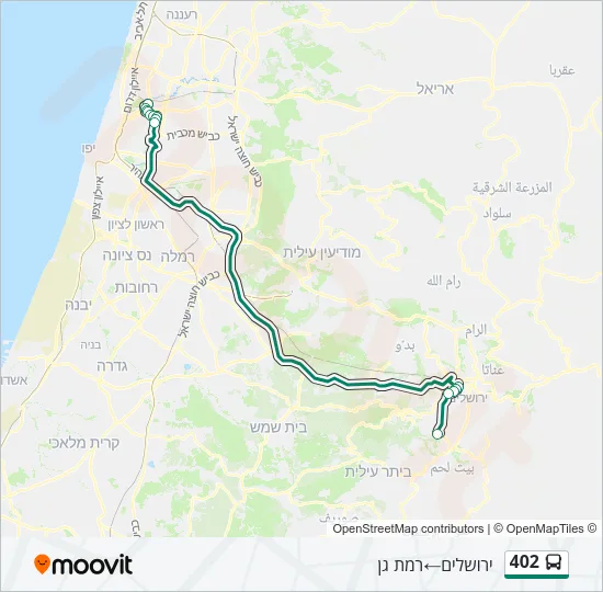 402 Bus Line Map