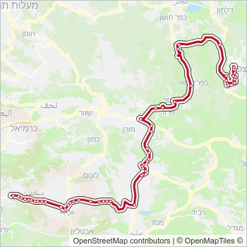 365 Bus Line Map