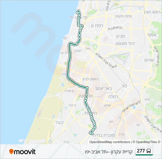 277 Bus Line Map