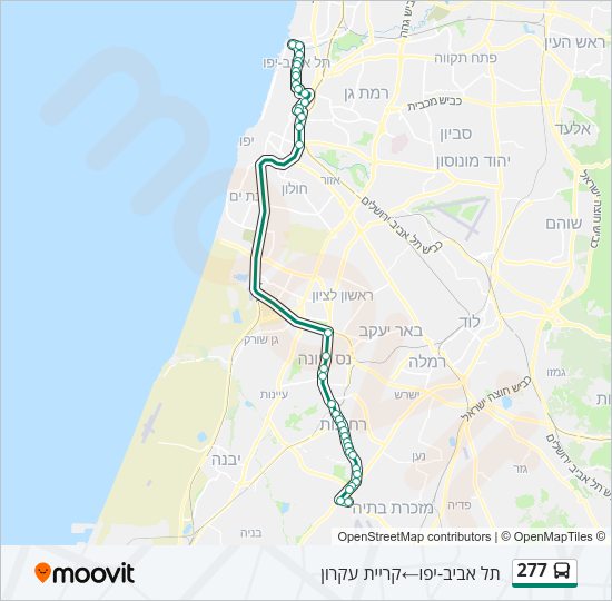277 Bus Line Map