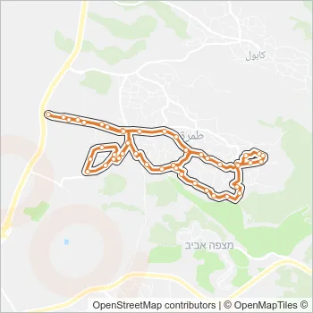 18א Bus Line Map