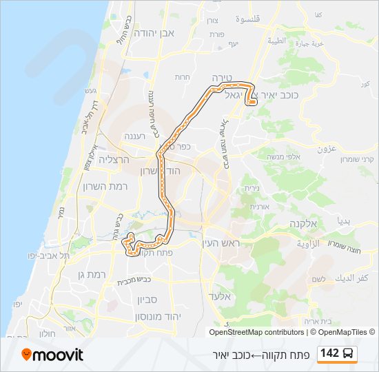 142 Bus Line Map