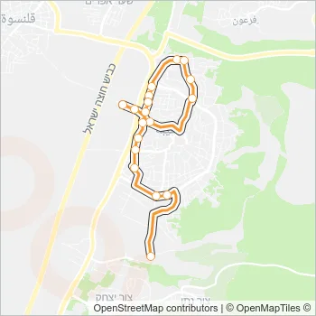 1 Bus Line Map