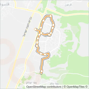 1 Bus Line Map