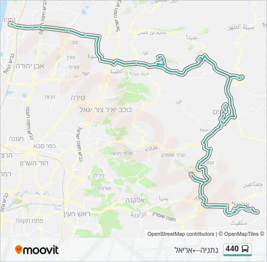 440 Bus Line Map