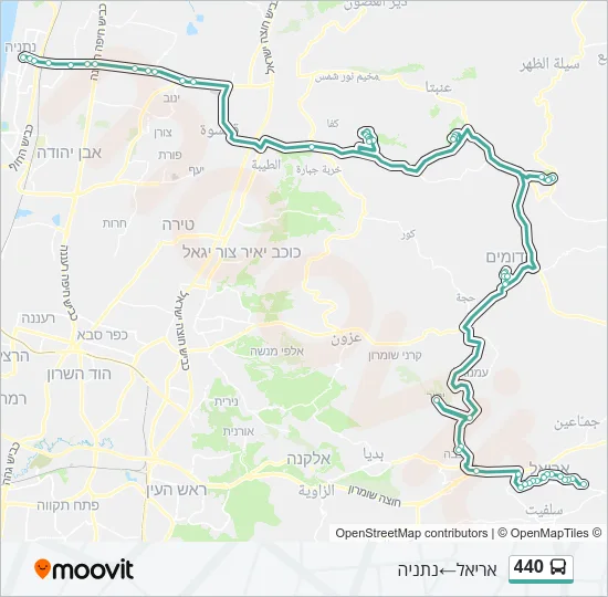440 Bus Line Map