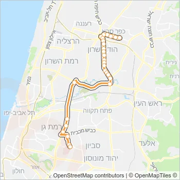 564 Bus Line Map