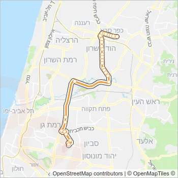 564 Bus Line Map