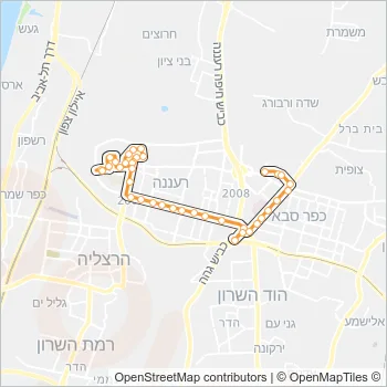 1 Bus Line Map