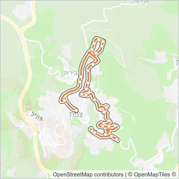 86 Bus Line Map