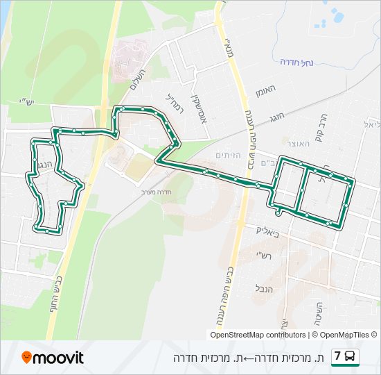 7 Bus Line Map