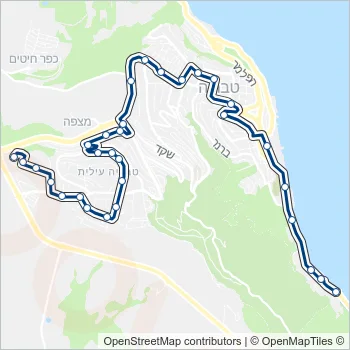 15 Bus Line Map