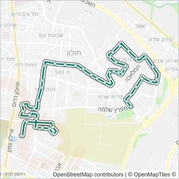 4 Bus Line Map