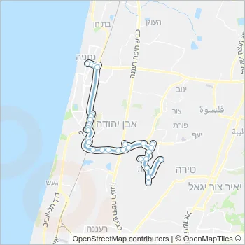 43 Bus Line Map