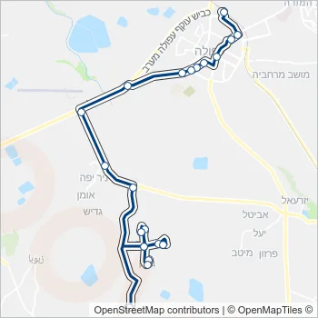 50 Bus Line Map