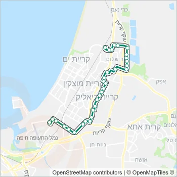 14 Bus Line Map