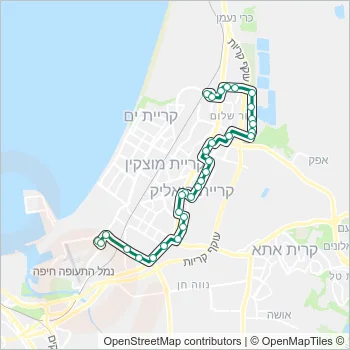 14 Bus Line Map