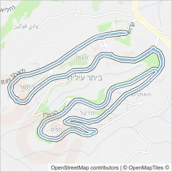 1 Bus Line Map