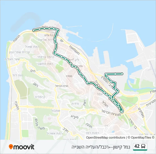 42 Bus Line Map