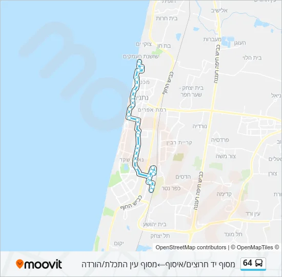 64 Bus Line Map