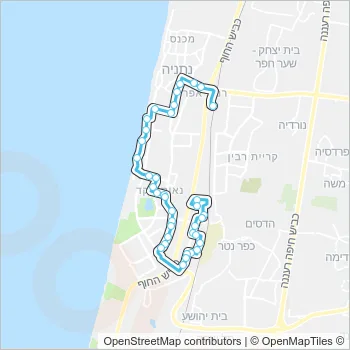 67 Bus Line Map