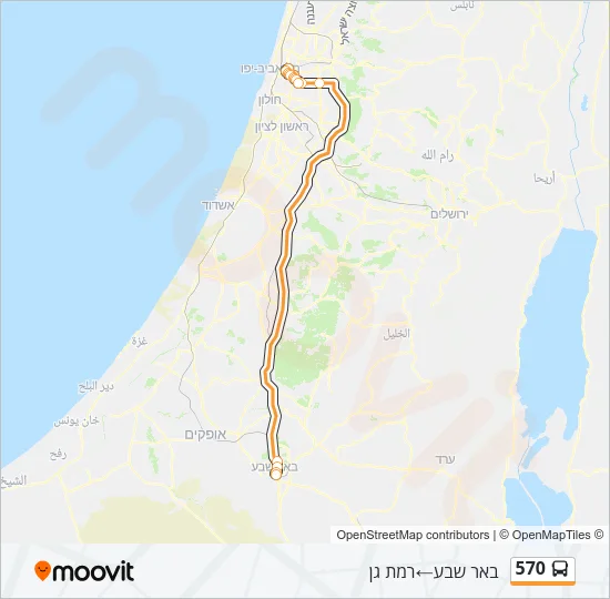 570 Bus Line Map