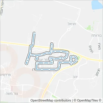 85 Bus Line Map