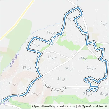 2 Bus Line Map