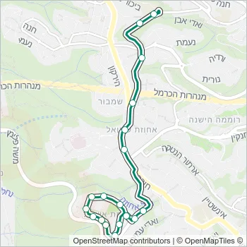 90 Bus Line Map