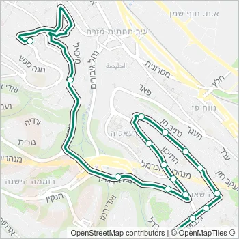90 Bus Line Map