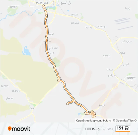 151 Bus Line Map