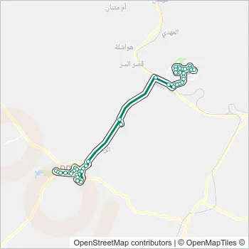 57א Bus Line Map
