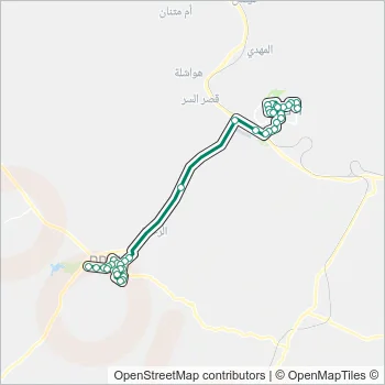 57 Bus Line Map