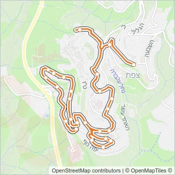 84 Bus Line Map