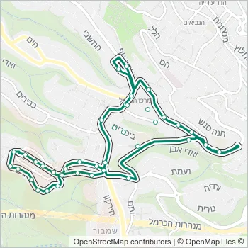 33 Bus Line Map