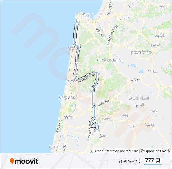 777 Bus Line Map